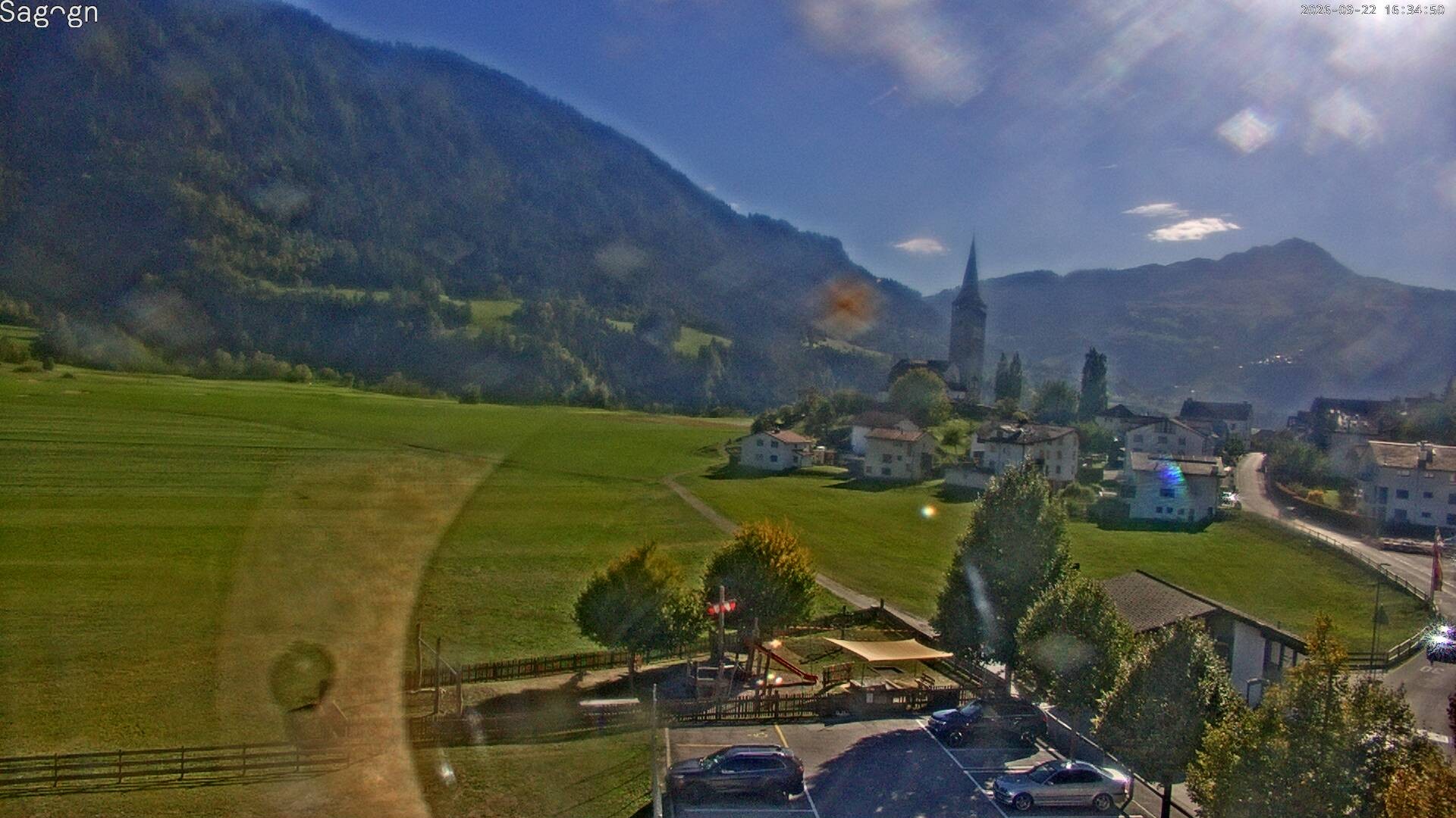 Archived image Webcam Sagogn next to Flims