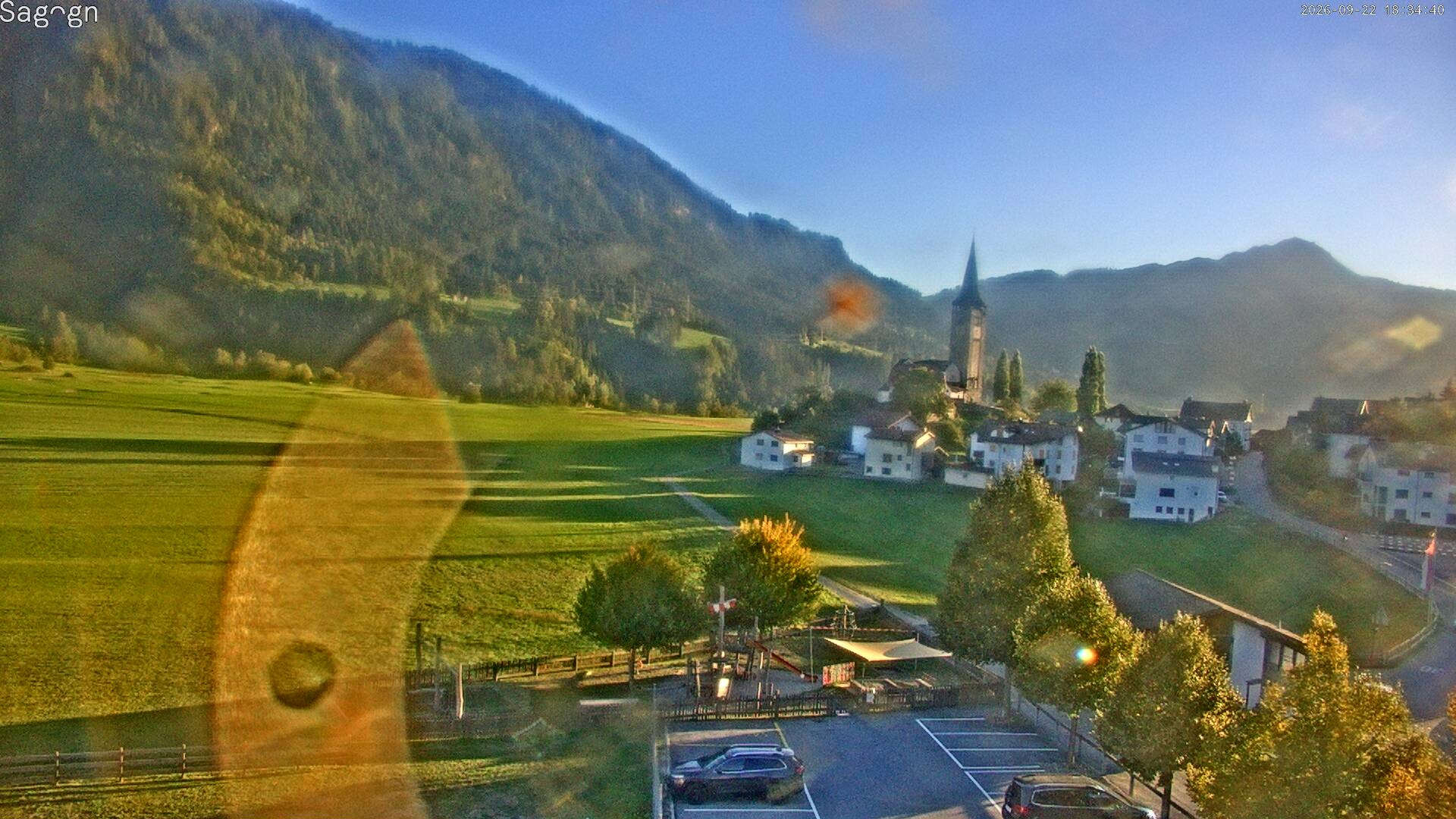 Archived image Webcam Sagogn next to Flims