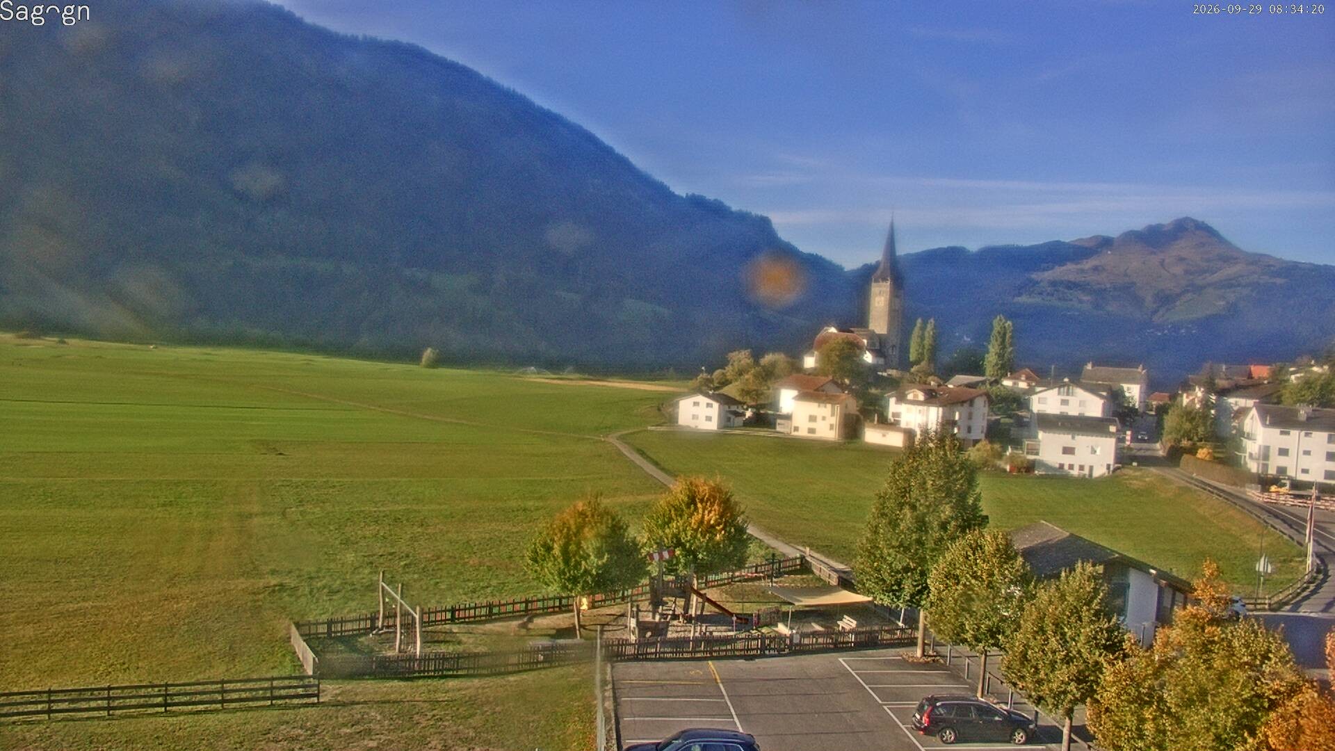 Archived image Webcam Sagogn next to Flims