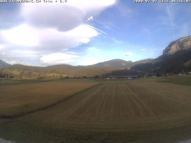 Archiv Foto Webcam Trin (nahe Flims)