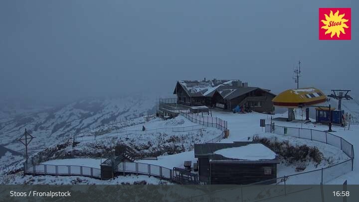 Archived image Webcam Top station Fronalpstock, Stoos
