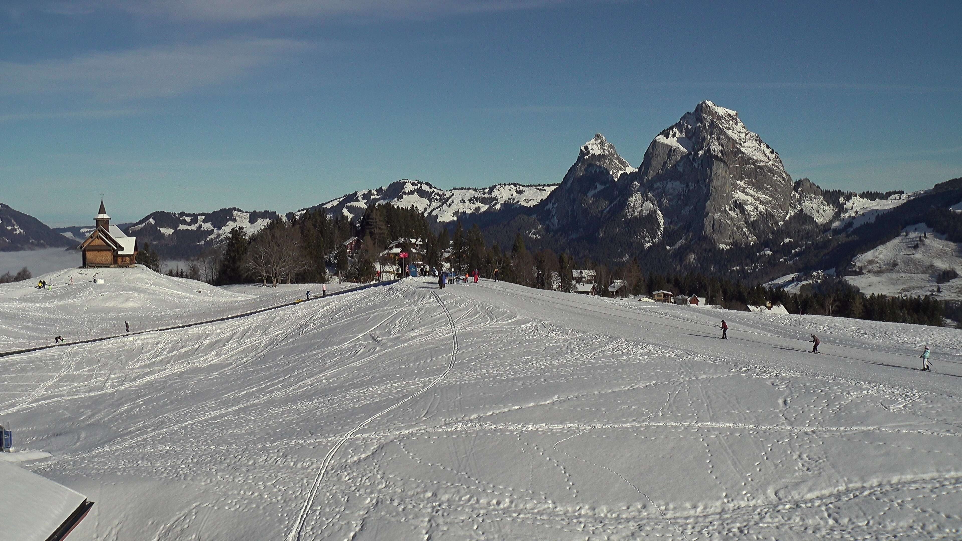 Archiv Foto Webcam Bergstation Standseilbahn Schwyz-Stoos, Vierwaldstättersee