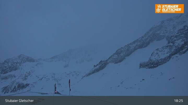 Archiv Foto Webcam Stubaier Gletscher: Eisgrat Bergstation