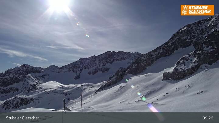 Archiv Foto Webcam Stubaier Gletscher: Eisgrat Bergstation