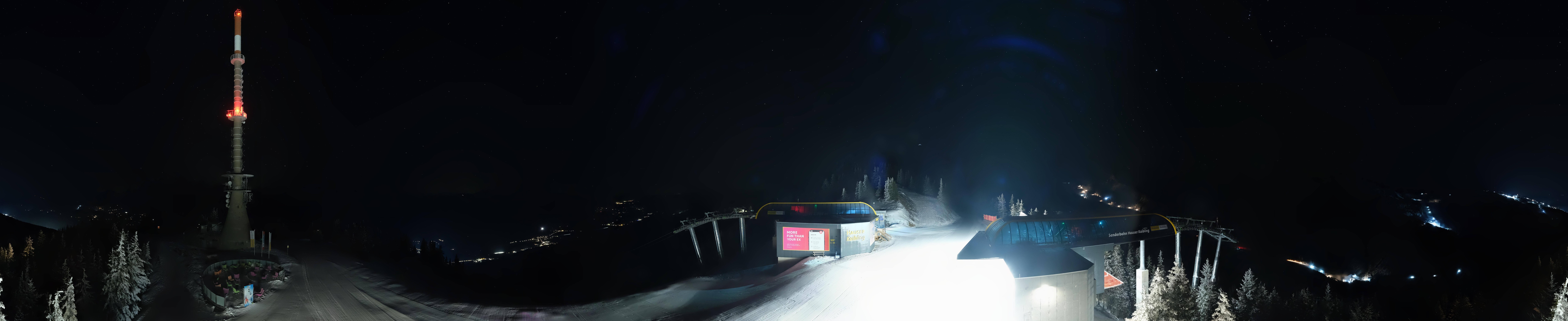 Archiv Foto Webcam Hauser Kaibling: Panorama Sendemast