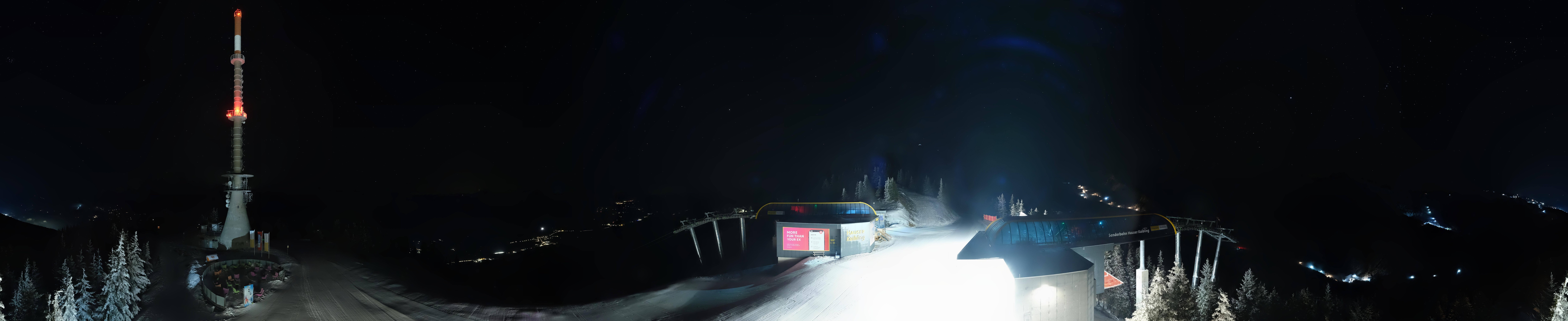 Archiv Foto Webcam Hauser Kaibling: Panorama Sendemast