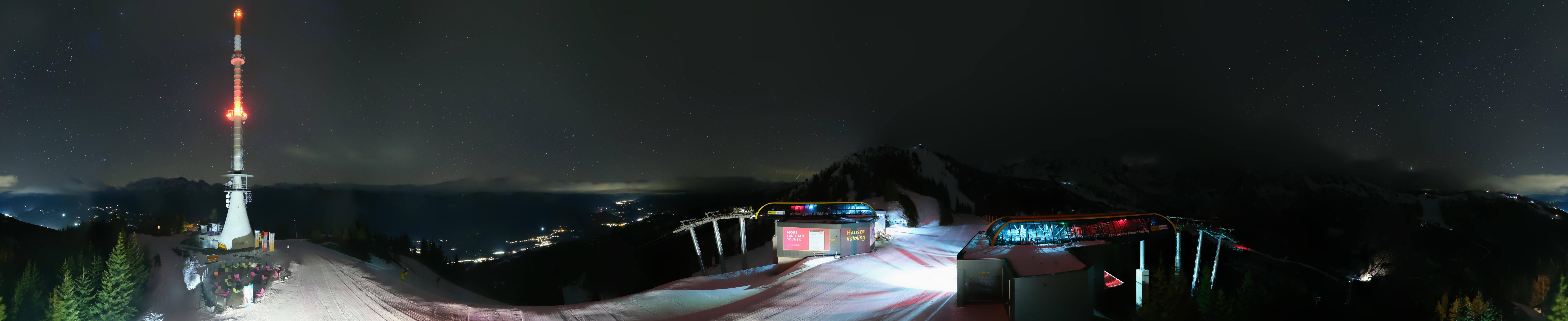 Archiv Foto Webcam Hauser Kaibling: Panorama Sendemast