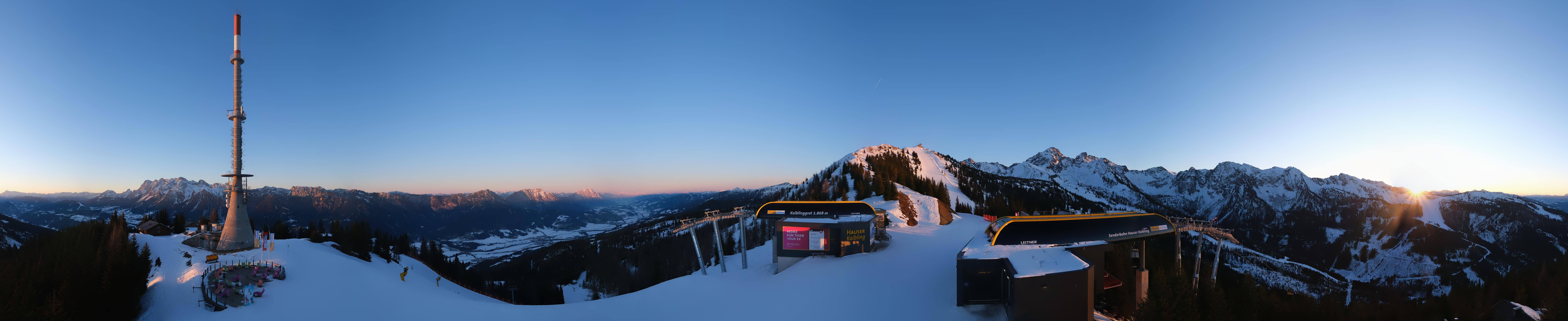 Archived image Webcam 360 degree Panoramic view Hauser Kaibling