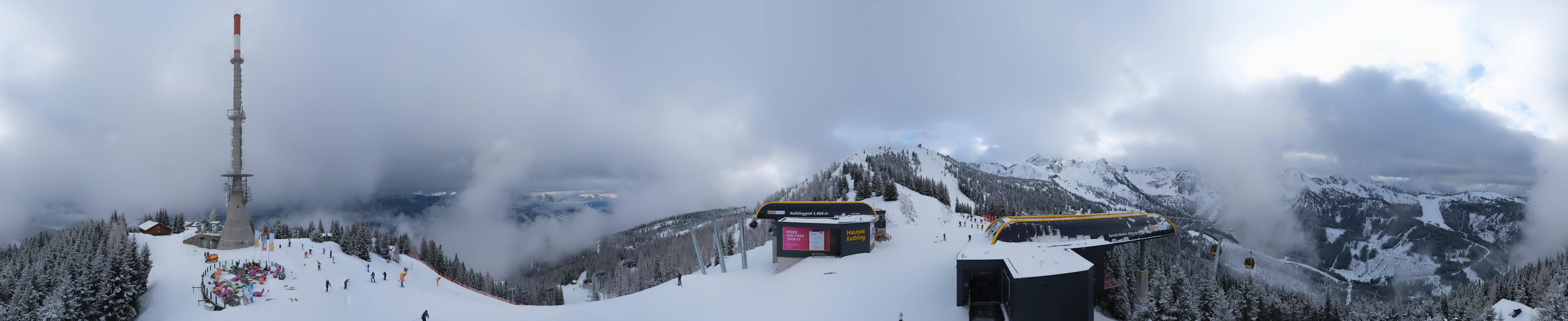 Archived image Webcam 360 degree Panoramic view Hauser Kaibling