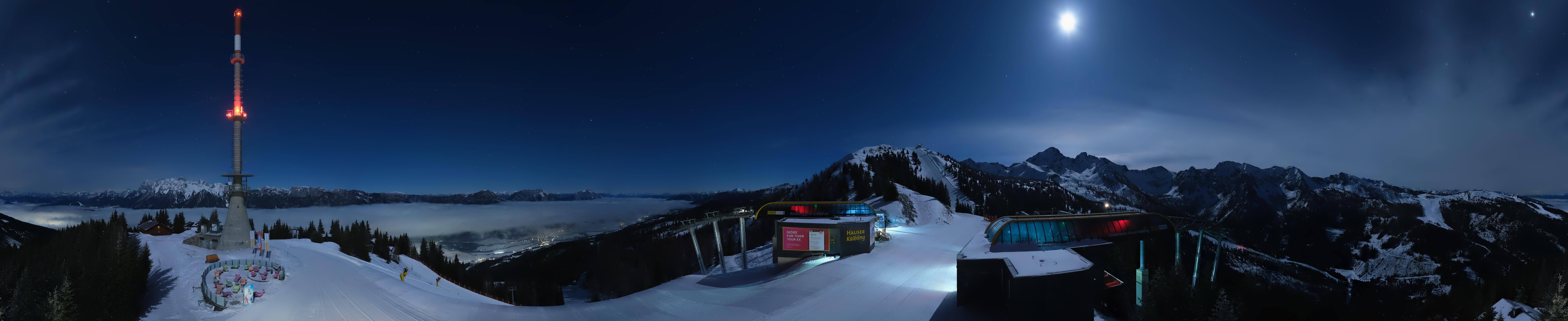 Archived image Webcam 360 degree Panoramic view Hauser Kaibling