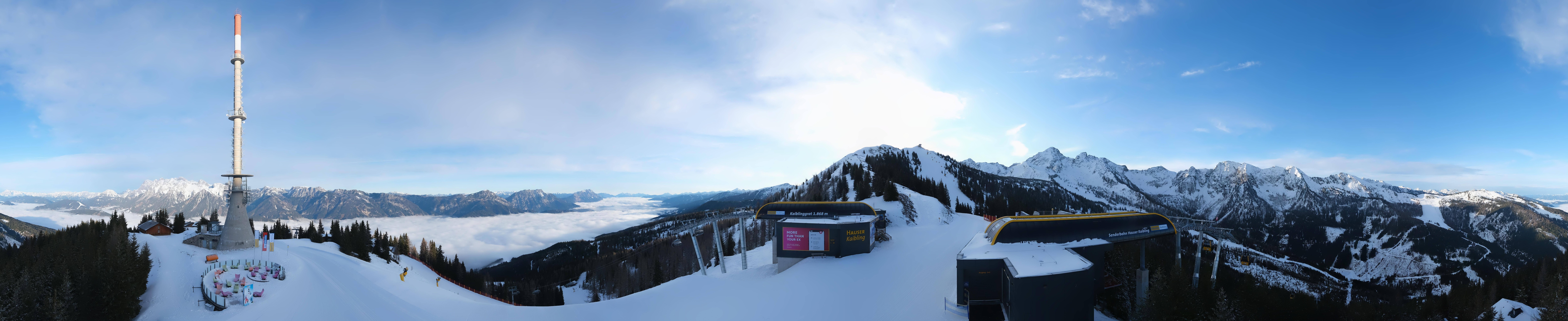 Archived image Webcam 360 degree Panoramic view Hauser Kaibling