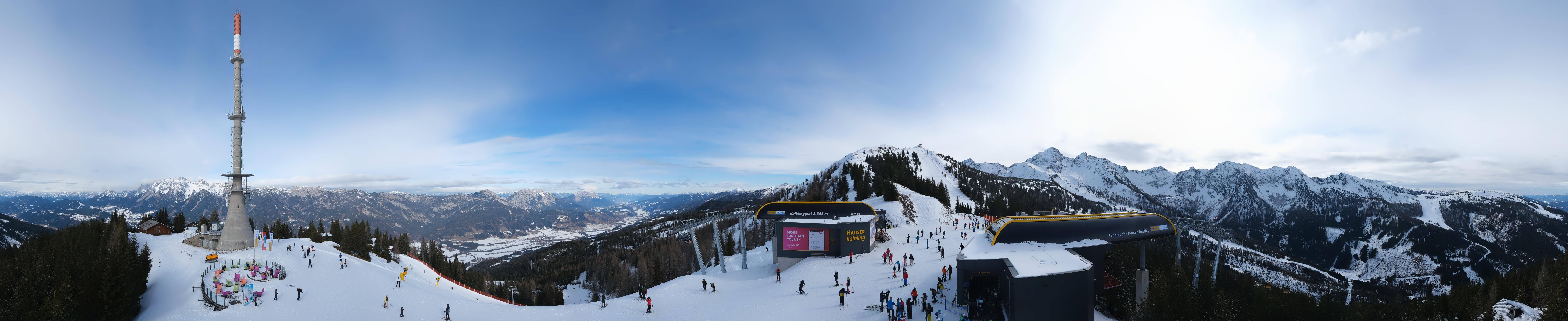 Archived image Webcam 360 degree Panoramic view Hauser Kaibling