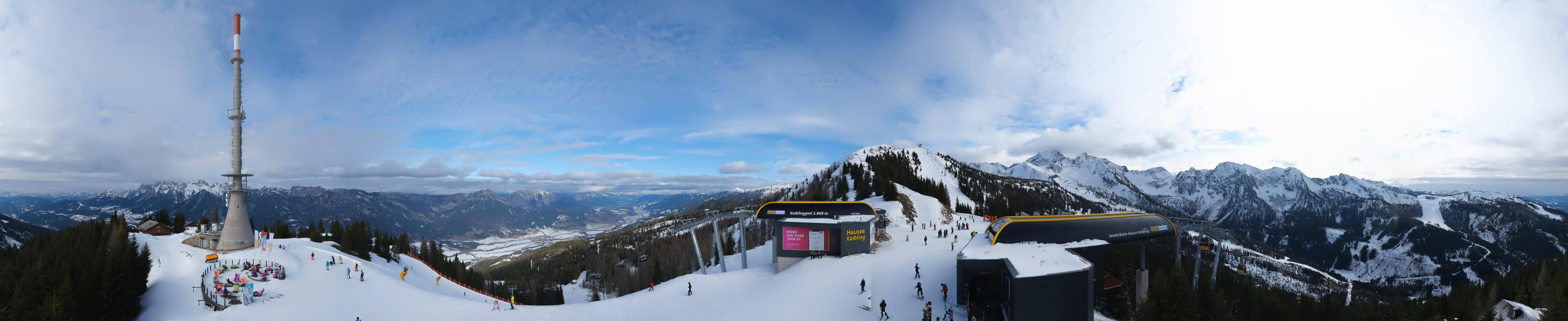 Archived image Webcam 360 degree Panoramic view Hauser Kaibling