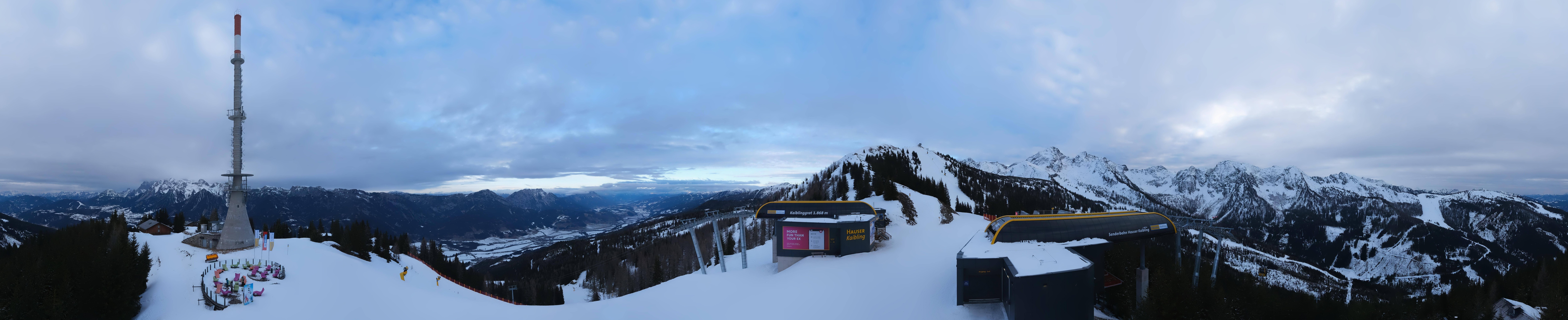 Archived image Webcam 360 degree Panoramic view Hauser Kaibling