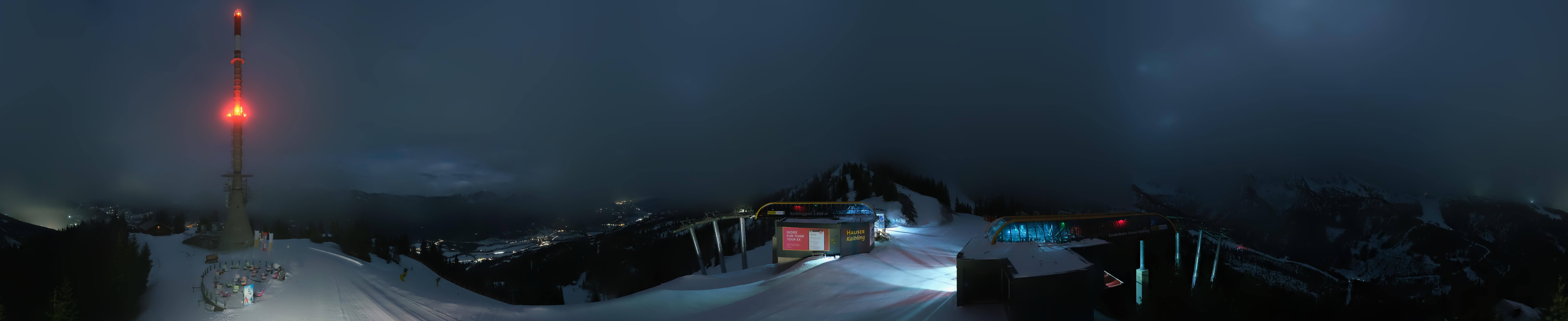 Archiv Foto Webcam Hauser Kaibling: Panorama Sendemast