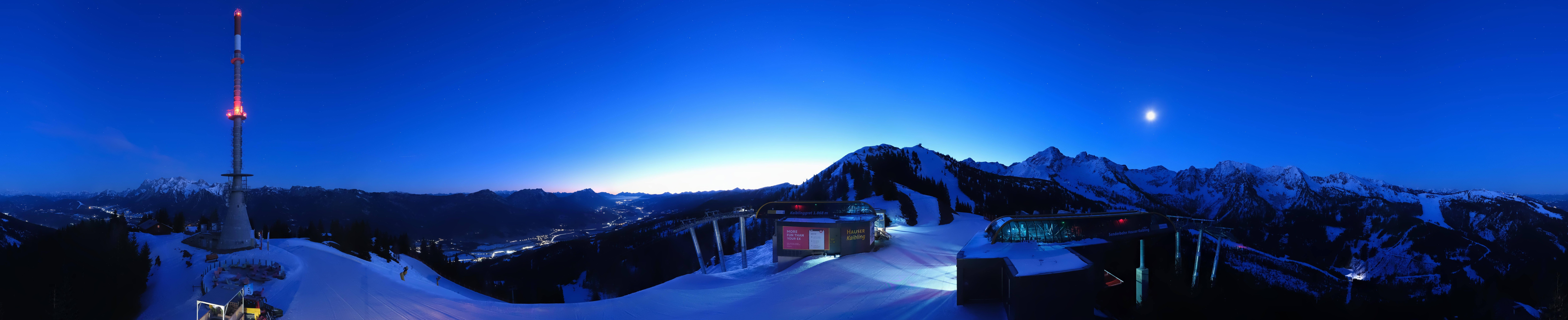 Archiv Foto Webcam Hauser Kaibling: Panorama Sendemast