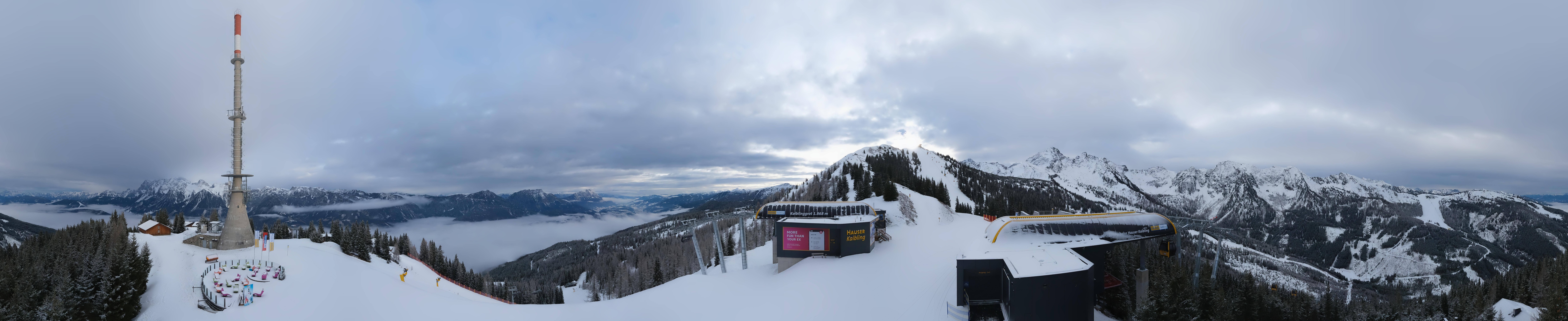 Archived image Webcam 360 degree Panoramic view Hauser Kaibling