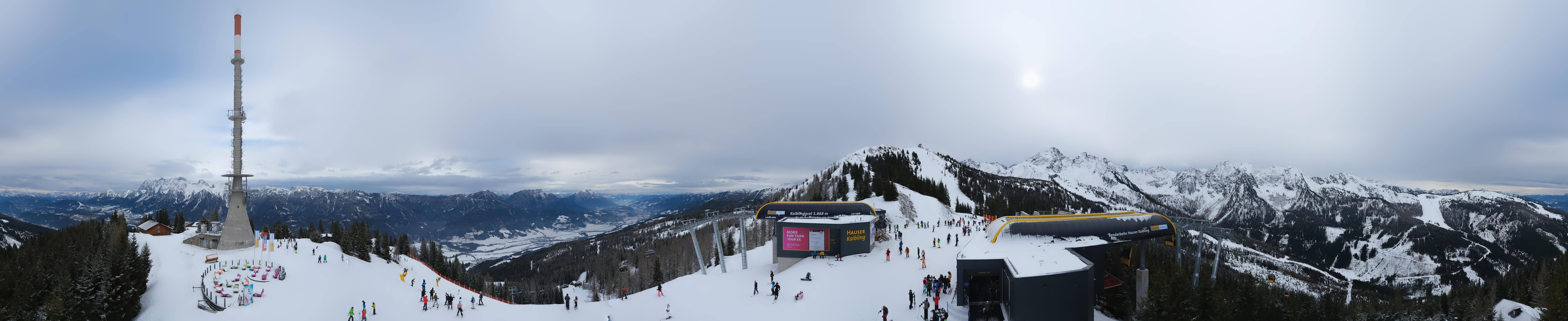 Archived image Webcam 360 degree Panoramic view Hauser Kaibling