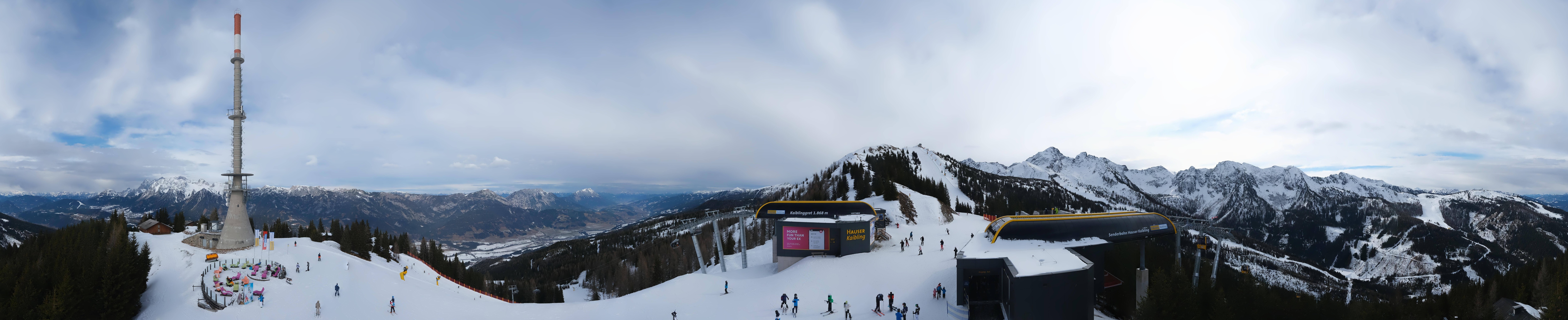 Archived image Webcam 360 degree Panoramic view Hauser Kaibling