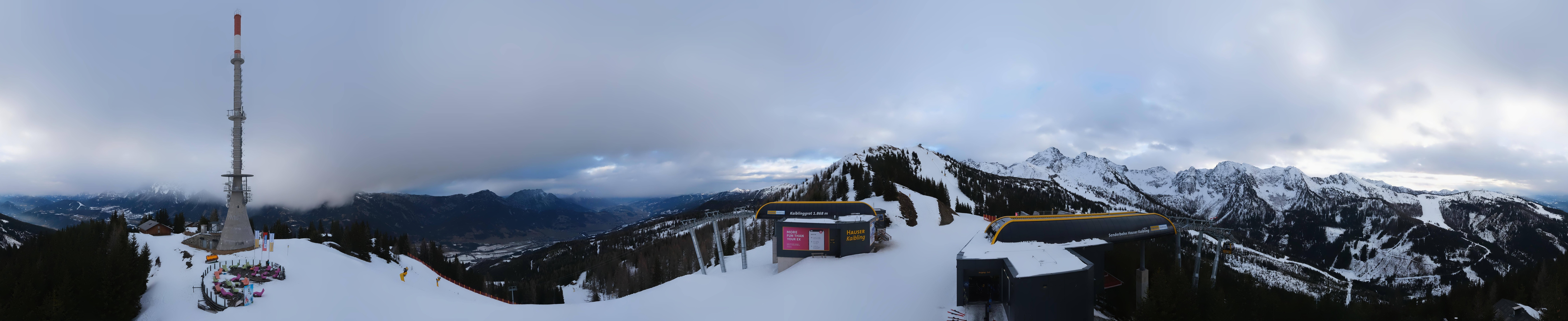 Archived image Webcam 360 degree Panoramic view Hauser Kaibling