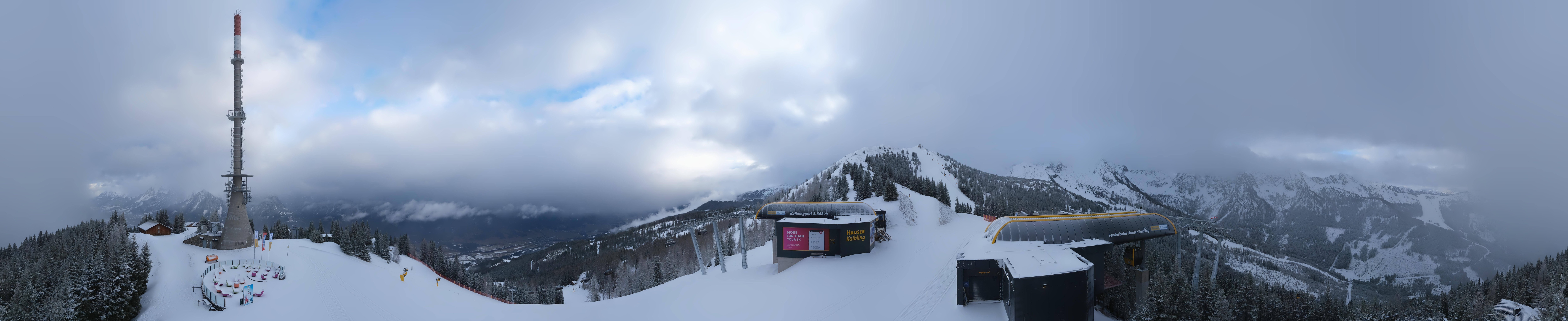 Archived image Webcam 360 degree Panoramic view Hauser Kaibling