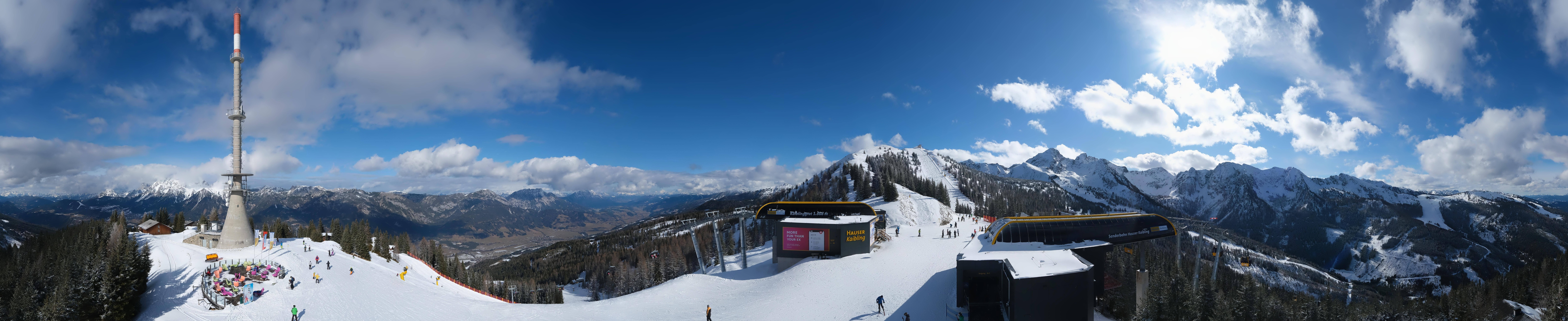 Archived image Webcam 360 degree Panoramic view Hauser Kaibling