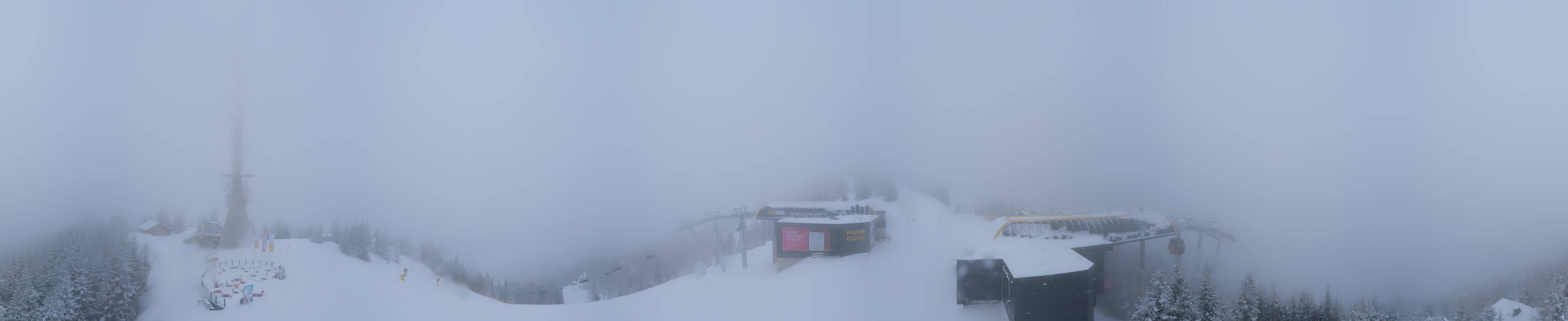 Archiv Foto Webcam Hauser Kaibling: Panorama Sendemast