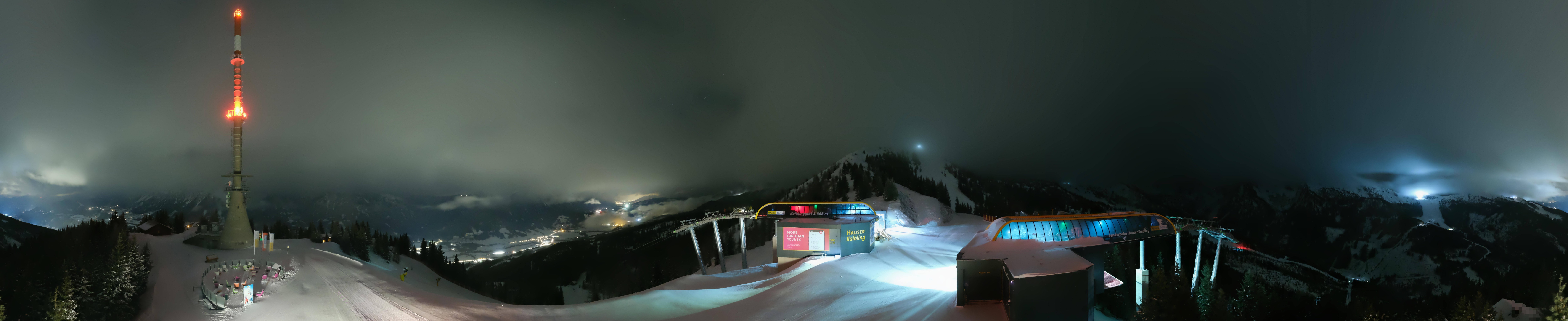 Archiv Foto Webcam Hauser Kaibling: Panorama Sendemast