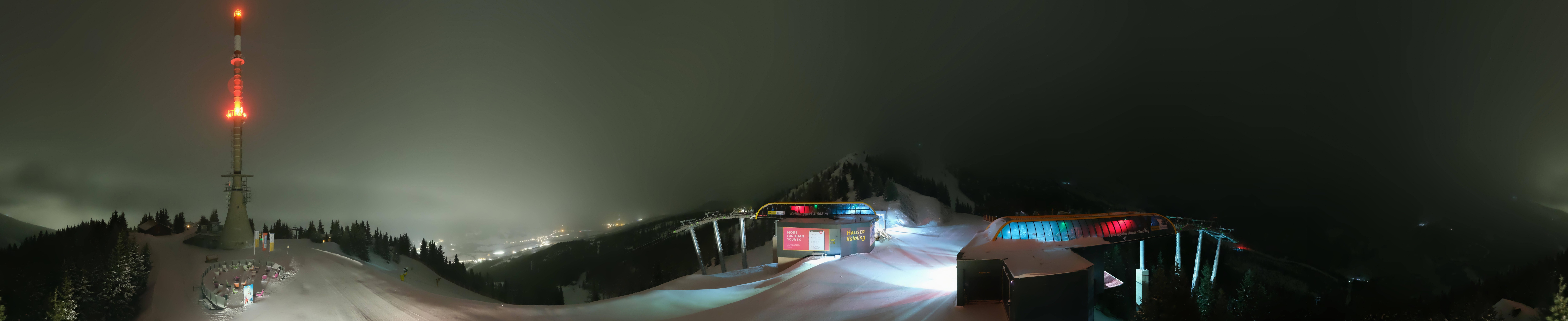 Archiv Foto Webcam Hauser Kaibling: Panorama Sendemast