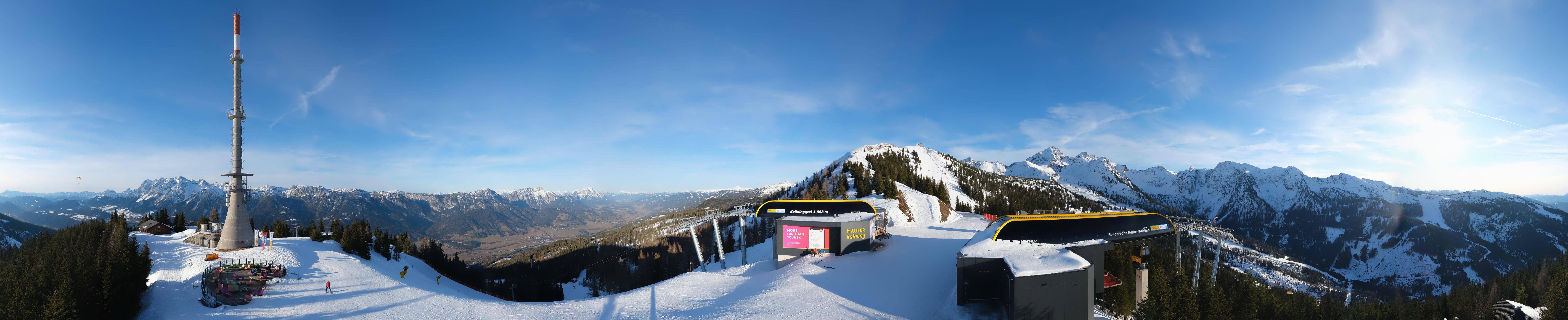 Archived image Webcam 360 degree Panoramic view Hauser Kaibling