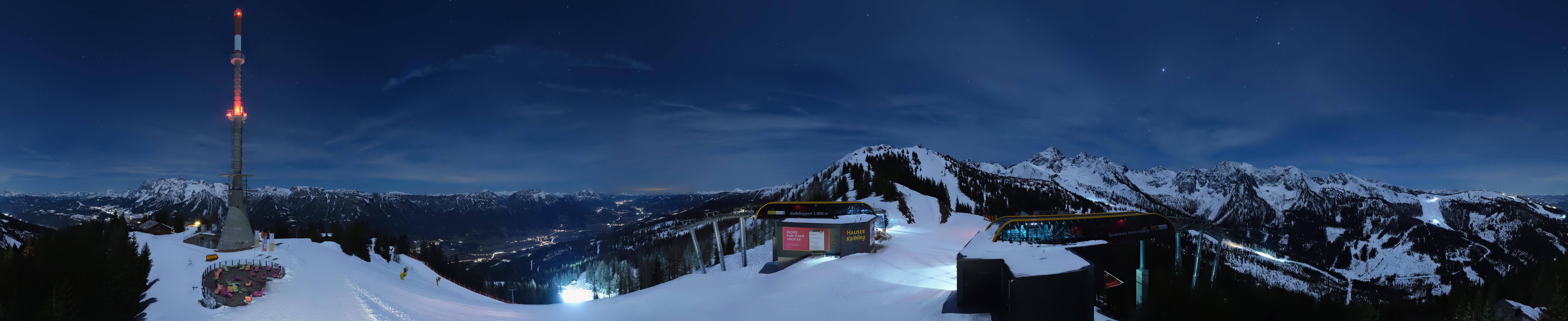 Archived image Webcam 360 degree Panoramic view Hauser Kaibling