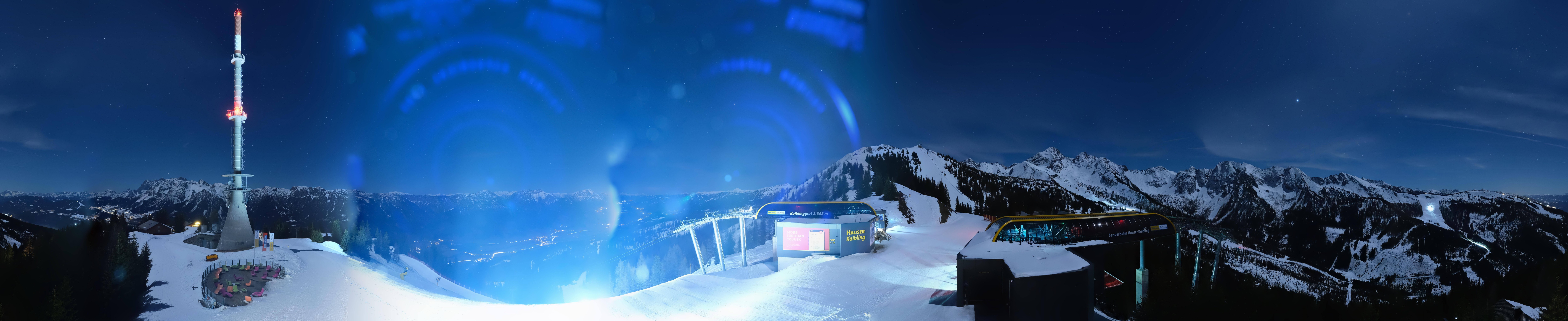 Archived image Webcam 360 degree Panoramic view Hauser Kaibling