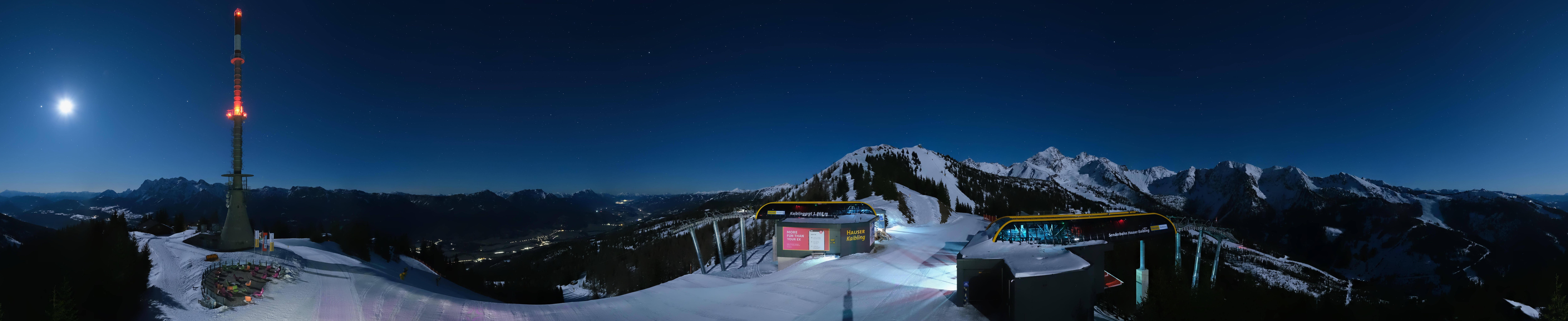 Archived image Webcam 360 degree Panoramic view Hauser Kaibling