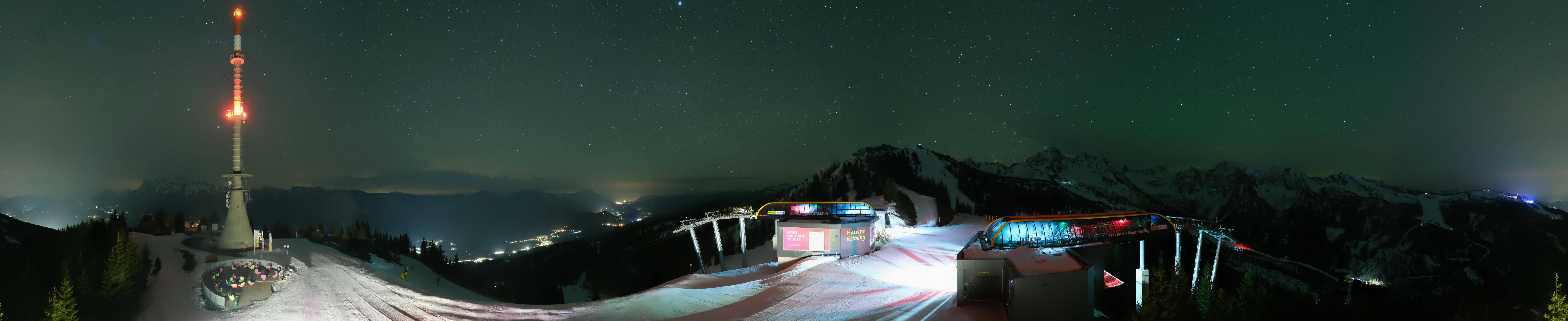 Archiv Foto Webcam Hauser Kaibling: Panorama Sendemast