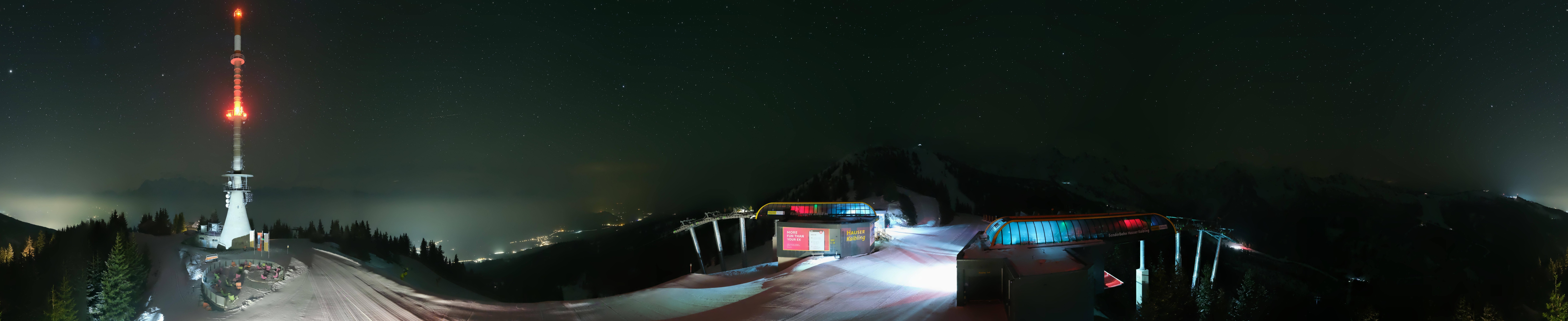 Archiv Foto Webcam Hauser Kaibling: Panorama Sendemast