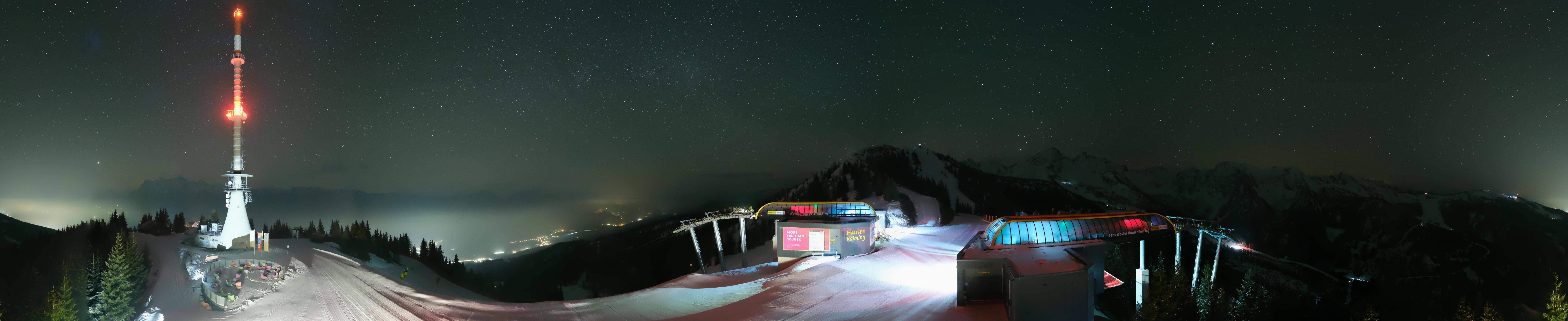 Archiv Foto Webcam Hauser Kaibling: Panorama Sendemast