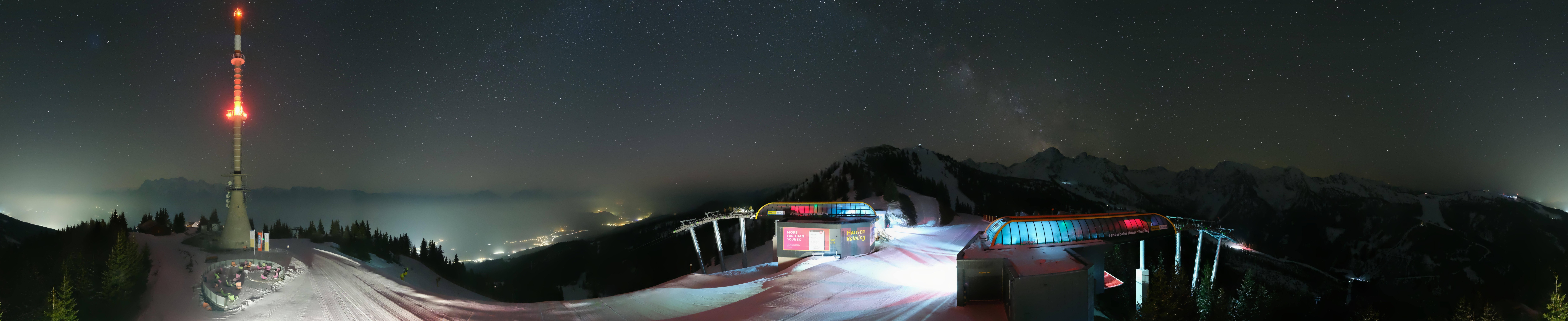 Archiv Foto Webcam Hauser Kaibling: Panorama Sendemast