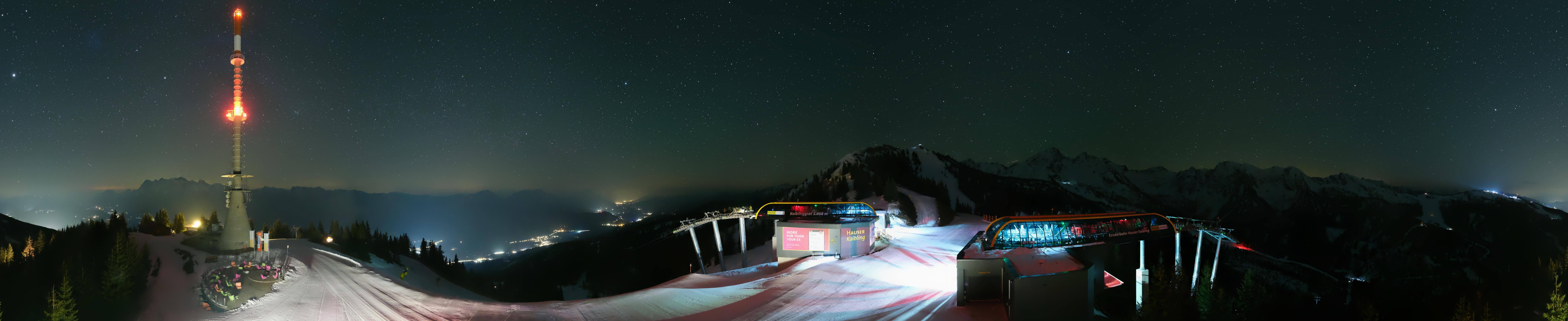 Archiv Foto Webcam Hauser Kaibling: Panorama Sendemast