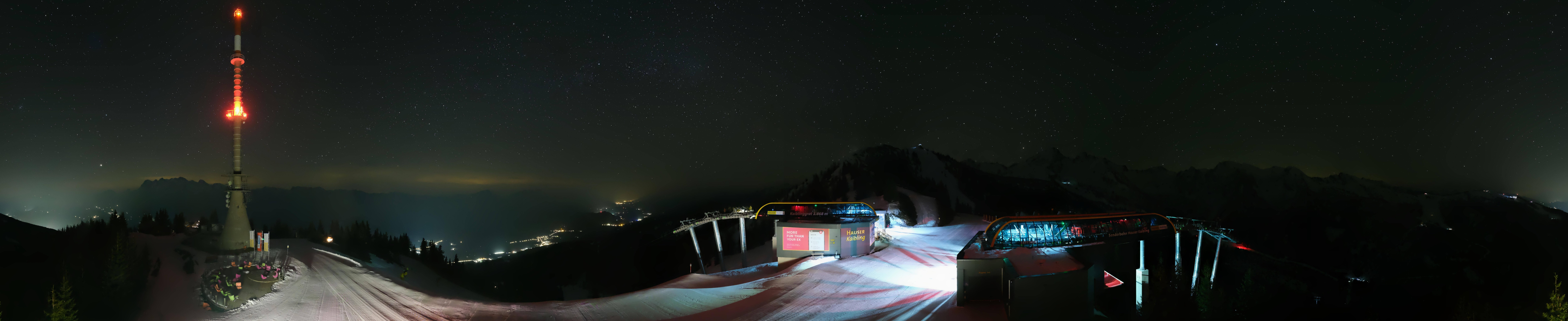 Archiv Foto Webcam Hauser Kaibling: Panorama Sendemast