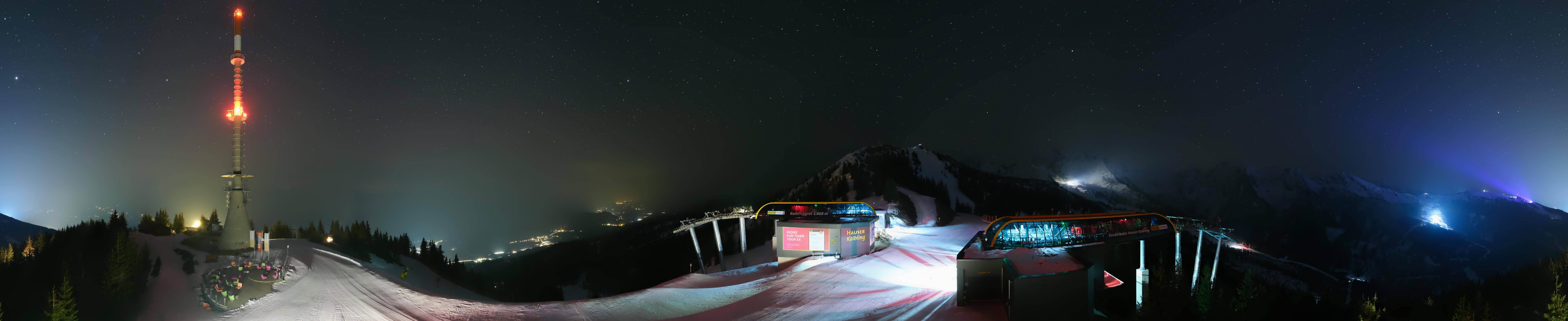 Archiv Foto Webcam Hauser Kaibling: Panorama Sendemast