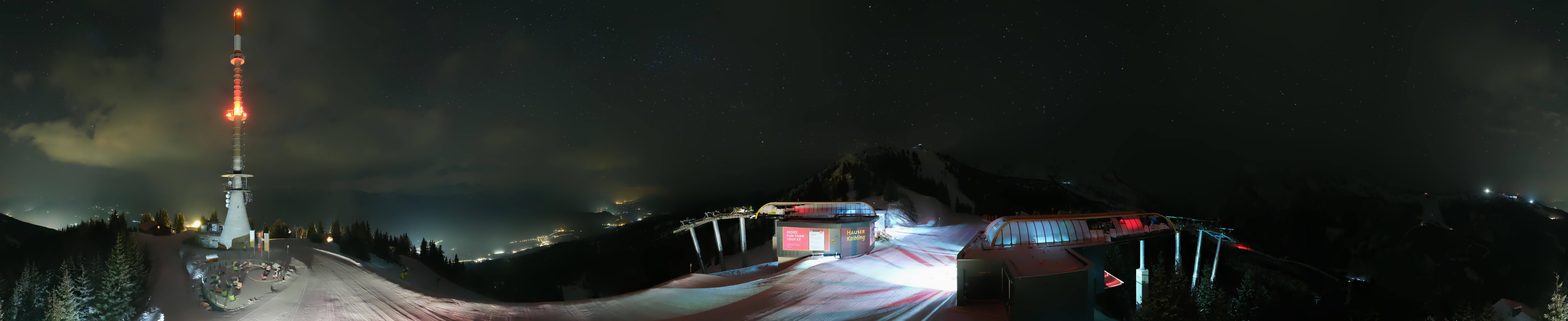 Archiv Foto Webcam Hauser Kaibling: Panorama Sendemast