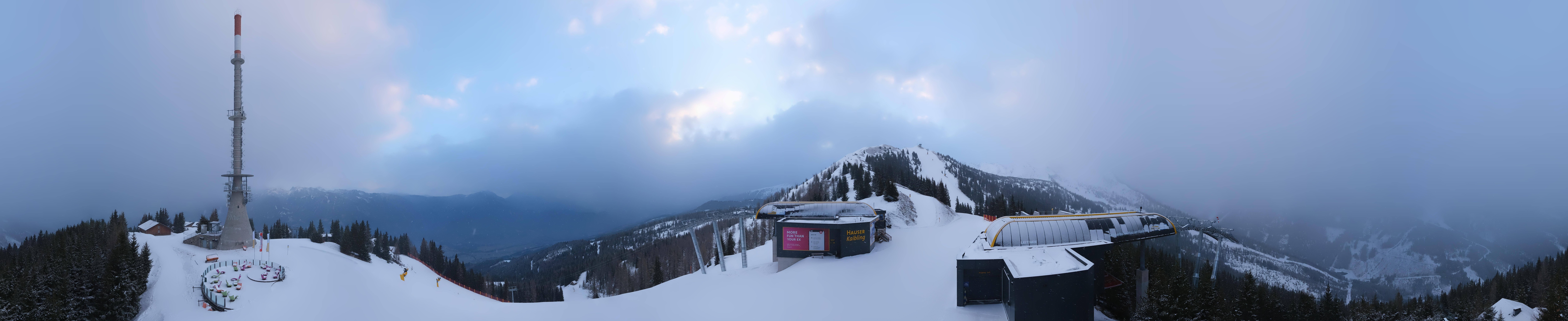 Archived image Webcam 360 degree Panoramic view Hauser Kaibling