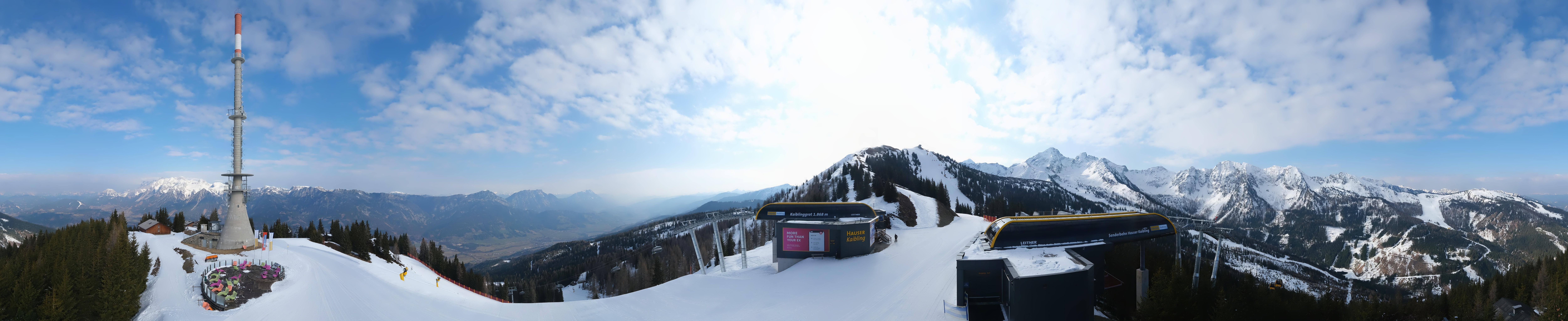 Archived image Webcam 360 degree Panoramic view Hauser Kaibling