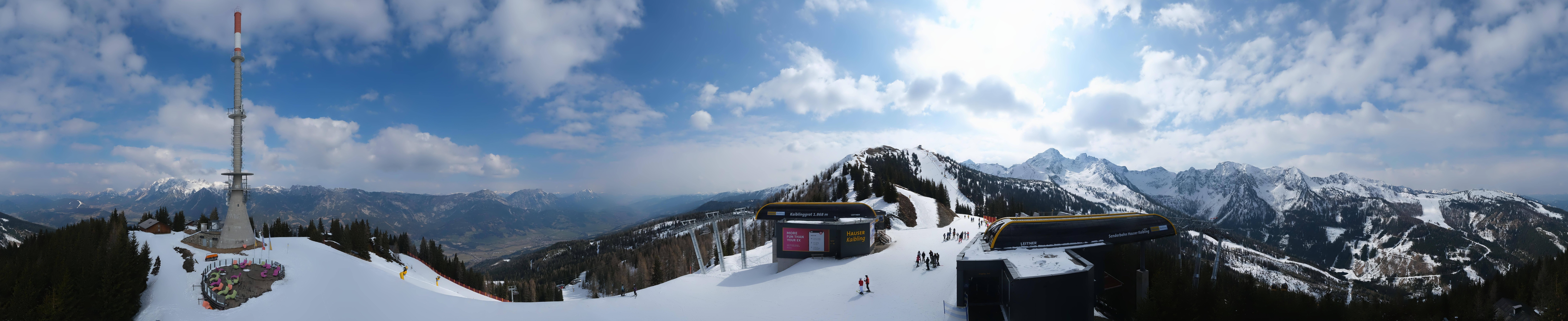 Archived image Webcam 360 degree Panoramic view Hauser Kaibling