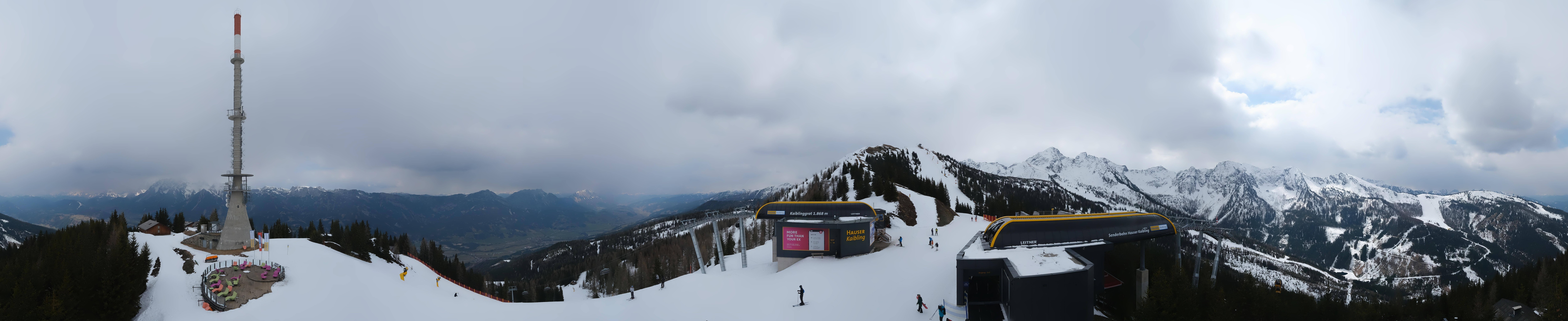 Archived image Webcam 360 degree Panoramic view Hauser Kaibling