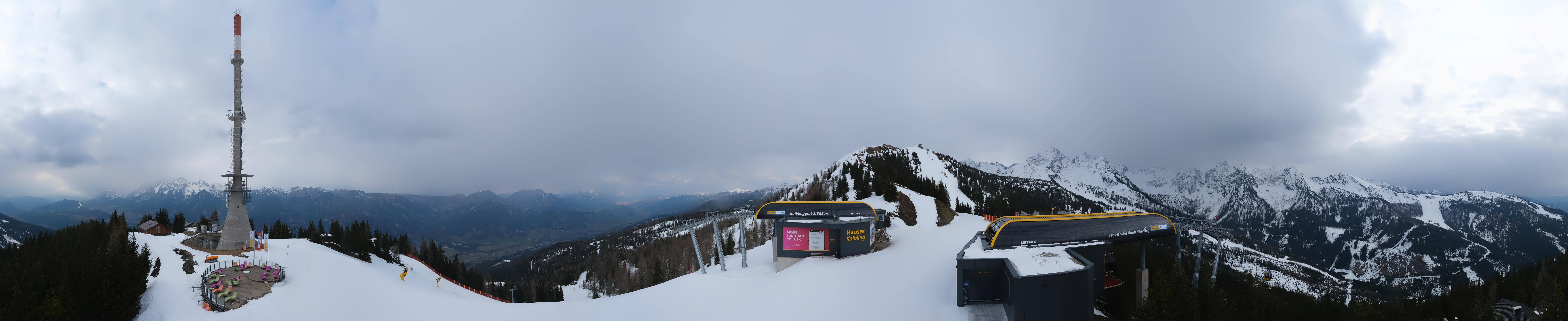 Archived image Webcam 360 degree Panoramic view Hauser Kaibling