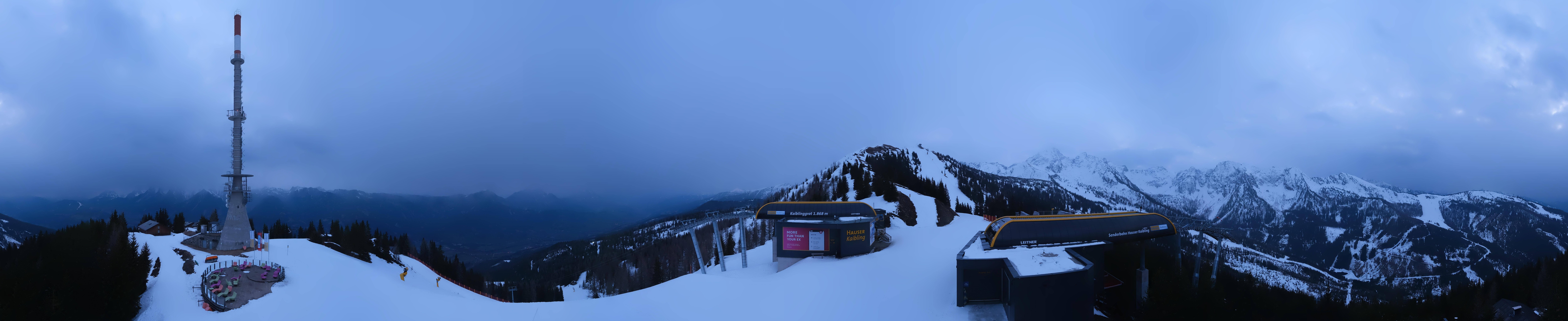 Archived image Webcam 360 degree Panoramic view Hauser Kaibling