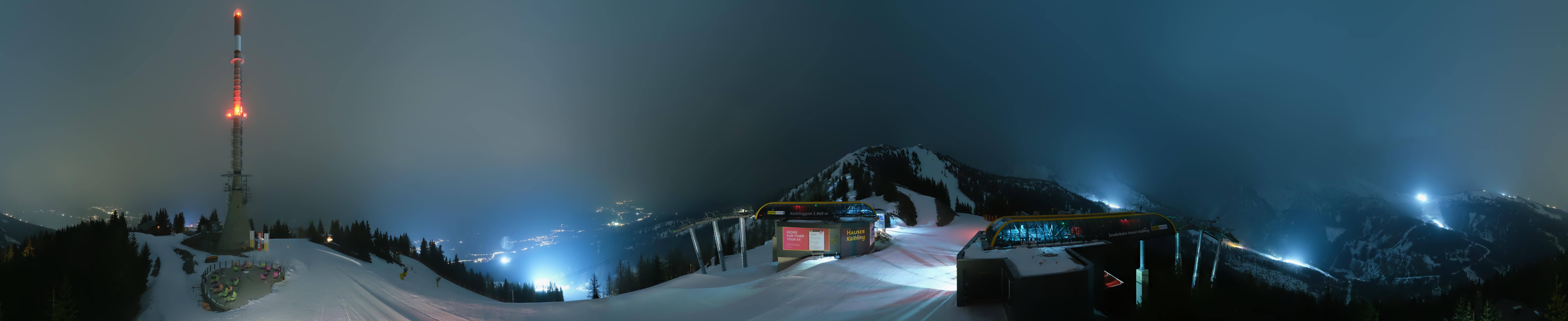 Archived image Webcam 360 degree Panoramic view Hauser Kaibling