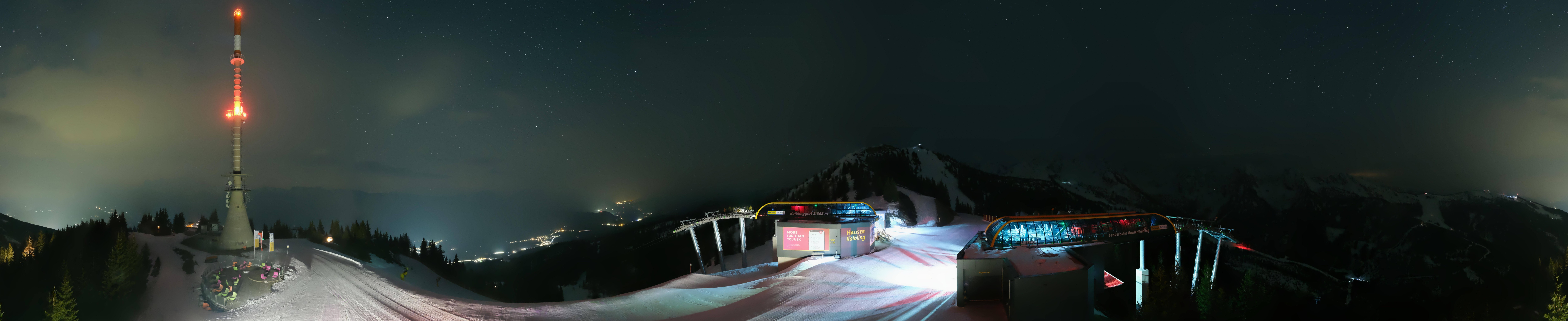 Archiv Foto Webcam Hauser Kaibling: Panorama Sendemast