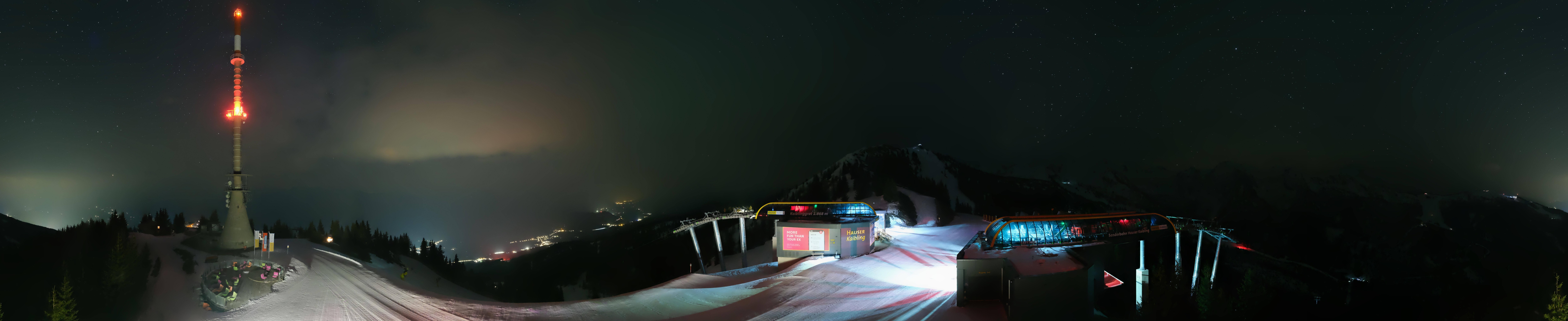 Archiv Foto Webcam Hauser Kaibling: Panorama Sendemast